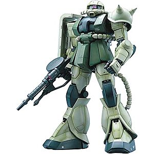 $98.43* | Bandai Hobby - Mobile Suit Gundam - MS-06F Zaku II Green PG Model Kit at Amazon