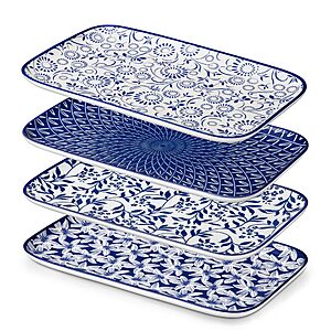 4-Pack 12" vancasso Ceramic Party Trays and Platters Serving Food $23.03 + Free Shipping w/ Prime or on $35+