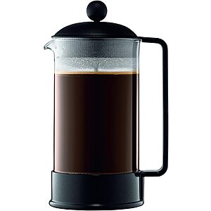 34-oz Bodum Brazil French Press Coffee Maker (Black, Red) $19.99 + Free Shipping w/ Prime or on $35+