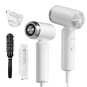 WeBeauty 110,000 RPM High-Speed Brushless Motor Ionic Travel Mini Hair Dryer w/ Accessories $20.99 + Free Shipping w/ Prime or on $35+