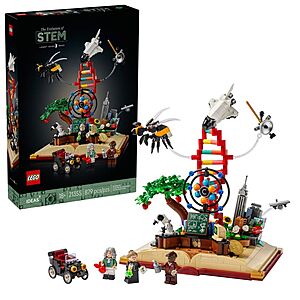 879-Piece LEGO Ideas The Evolution of STEM Building Set w/ Scientist Minifigures $45.99 + Free Shipping