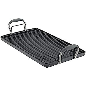 $44.93* | Anolon Advanced Home Hard Anodized Nonstick Double Burner Griddle w/ Roasting Rack at Amazon