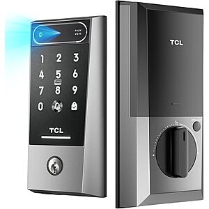 TCL D2 Pro Smart Lock w/ Palm Vein Technology, Wi-Fi Keypad Deadbolt & Built-in Doorbell $149.99 + Free Shipping