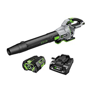 EGO POWER+ Leaf Blower, Cordless Electric 670 CFM, Includes 56V 4.0Ah Battery and Charger - LB6703 $209