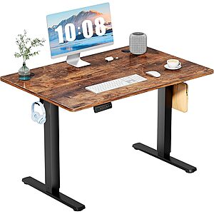 40" x 24" DUMOS Electric Standing Desk w/ Memory Presets (3 colors) $65.95 + Free Shipping