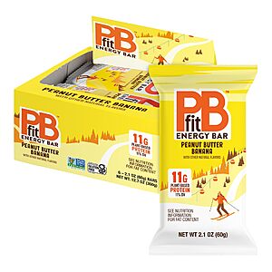 6-Pack 2.1-Ounce PBfit Peanut Butter Banana Energy Bars $3.70 w/ S&S + Free Shipping w/ Prime or on $35+