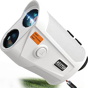 HENYU 1500-Yard 7X Rechargeable Golf Rangefinder w/ Slope, Magnetic Mount & Flag Lock Vibration $27.99 + Free Shipping w/ Prime or on $35+