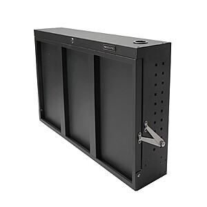 WorkPro 36-Inch Wall Mount Workbench with Foldable Steel Surface, Black $58