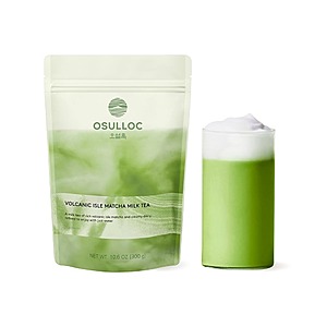 OSULLOC Volcanic Isle Matcha Milk Tea Latte Powder (10.6oz, 300g) $18.89 + Free Shipping w/ Prime