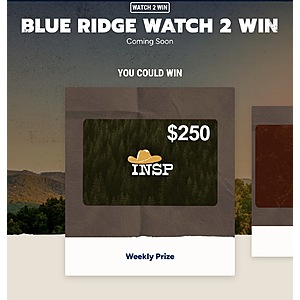 Insp blue ridge watch 2 win