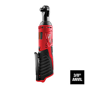 Milwaukee Tool 2457-20 Cordless Brushed Ratchet 35 ft-lbs Torque 250 RPM 12 V 3/8 in Drive $89