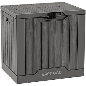 $32.52* | 31-gallon East Oak Outdoor Deck Storage Box (Grey) at Amazon