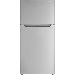 Insignia™ - 28 in. Wide 14.2 Cu. Ft. Top-Freezer Refrigerator with ENERGY STAR Certification - Stainless Steel $449.99 Bestbuy.com