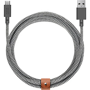 Native Union - 10' USB Type C-to-USB Type A Cable - Zebra $12.99 Bestbuy.com