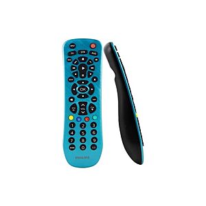 Philips 3-Device Universal Remote Control for Samsung, Vizio, LG, Sony, Sharp, Roku, Apple TV & More (Blue) $4.99 + Free Shipping w/ Prime or $6 Fee per Order