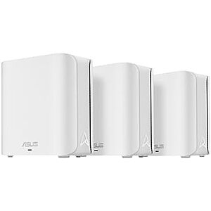 [AC] $199.99* | 3-Pack ASUS ZenWiFi BD5 WiFi 7 Mesh Router - 6,800 sq. ft., 5Gbps at Amazon