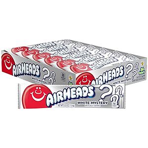 [SnS, AC] $6.18* | 36-ct 0.55-oz Airheads Candy Bars (White Mystery) at Amazon