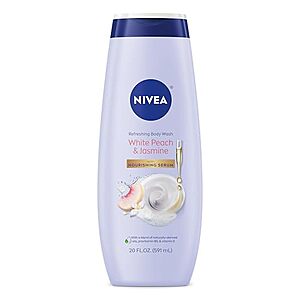 [SnS, AC] $3.03* | 20-Oz NIVEA Refreshing White Peach & Jasmine Body Wash at Amazon
