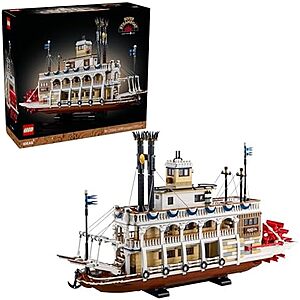 [AC] $263.68 | 4090-Piece LEGO Ideas - River Steamboat (21356, 2025) at Amazon