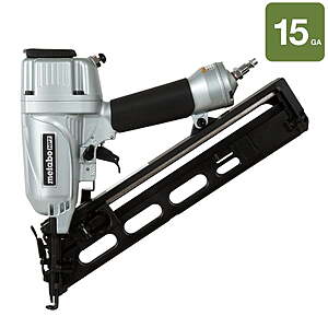$65.40 - Metabo HPT Pneumatic 15-Ga Angled Finish Nailer, NT65MA4