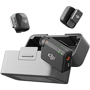 $77* | DJI Mic Mini Wireless Lavalier Microphone w/ 2x TX + 1x RX + Charging Case at Amazon