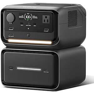 $358.99* | EF ECOFLOW River 3 Plus 286Wh Power Station + EB600 572Wh Extra Battery + Pegboard at Amazon