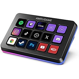 $55.24* | Fifine AmpliGame Stream Controller w/ 15 Macro Keys at Amazon