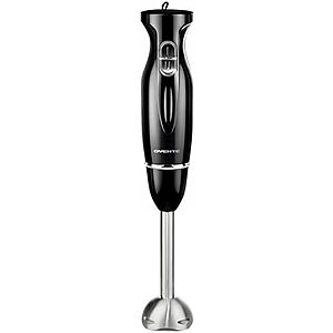 [AC] $11.99* | Ovente 300W Corded Immersion Hand Blender (Black) at Amazon