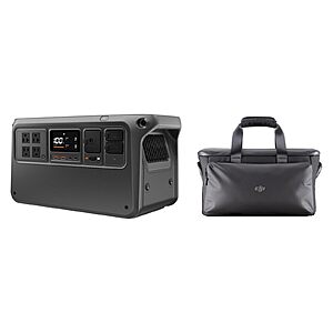 Prime Members: DJI Power 1000 V2 Portable Power Station with Protective Storage Bag, 1024Wh LFP Battery, Compact Size, 2600W Stable Output $459.99