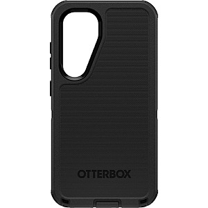 OtterBox Defender Pro Series Case for Samsung Galaxy S24, Galaxy S25, Black + Free Shipping $10.12