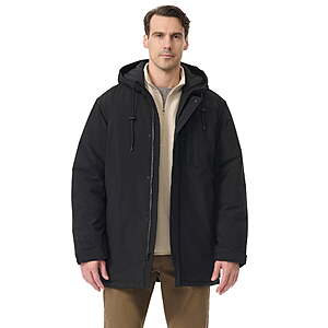 Bass & Co Men's Storm Coat, Sizes S-3XL for $8.62
