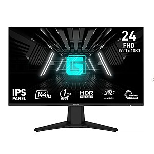MSI 23.8" FHD (1920x1080) HDMI DP 144Hz 1ms FreeSync IPS Gaming Monitor - G242LW $47.4
