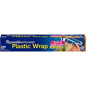 225 Sq. Ft. Reynolds Kitchens Quick Cut Plastic Wrap $2.92 w/ S&S + Free Shipping w/ Prime or on $35+