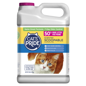 $8.62 FS WALMART+, at $35 or Pick Up: Cat's Pride Low Dust Scented Scoopable Cat Litter, 12 lb Jug