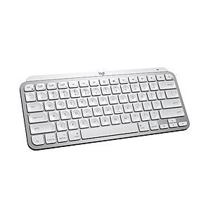 Logitech MX Keys Mini for Mac Minimalist Compact Wireless Backlit Keyboard (Pale Grey) $48 + Free Shipping
