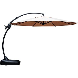 Grand patio 11FT Cantilever Umbrella with Base Outdoor Large Round Aluminum $278