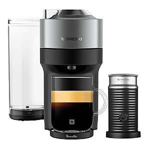 Nespresso Vertuo Pop+ Deluxe Coffee and Espresso Maker by Breville with Milk Frother, Titan $89.40 + Free S&H at Amazon