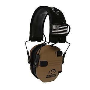 Walker's Razor Slim Electronic Earmuffs (Patriot - Battle Brown) $21.79 + Free S&H w/ Prime or $35+