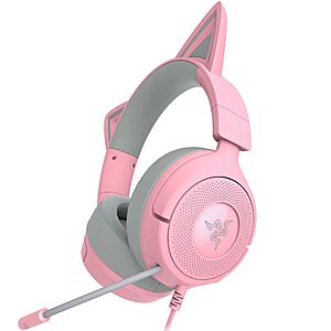 [AC]Razer Kraken Kitty V3 X Wired Gaming Headset (Kitty Ears, Pink) $25.99 + Free S&H w/ Prime or $35+