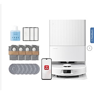 Roborock QX Revo PLUS Robot Vacuum and Mop with Multifunctional Dock 3.0 $479.99 Black or White Free Shipping Costco.com