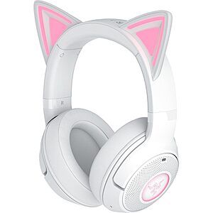 Razer Kraken Kitty V2 BT Wireless RGB Headset(White) $37.62 + Free S&H at Amazon