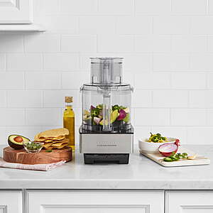 Cuisinart 14-Cup Food Processor $179, 720 W Motor, Extra-Large Feed Tube, Stainless Steel Attachments