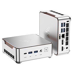 KAMRUI P2 Mini PC Computer AMD Ryzen Embedded R2544,8GB DDR4 256GB SSD,Win11 Pro $199.79
