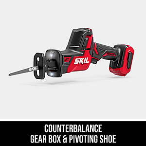 Tool only, Skil PWRCore 20 Lithium-Ion Brushless Cordless Reciprocating Saw, $33.60, Walmart