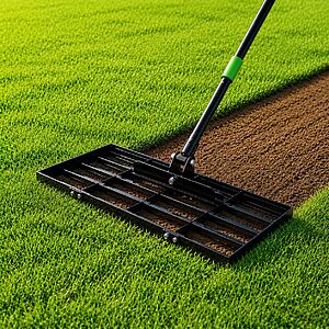 30" x 10" GARDTECH Reinforced Steel Lawn Leveling Rake w/ 180° Rotation and 37"-76" Adjustable Handle $24.28 + Free Shipping