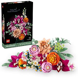 749-Pc LEGO Botanicals Pretty Pink Flower Bouquet Building Set $47.98 + Free S&H