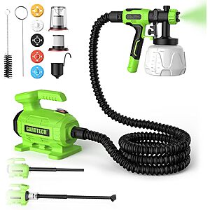 GARDTECH 3-in-1 Electric Paint Sprayer, Leaf Blower, & Vacuum w/ 5 Nozzles & 3 Spray Patterns $35.99 + Free Shipping