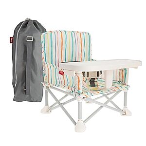 $20.99** | Nuby Pop-Up Booster Seat w/ Removable Tray & 3-Point Safety Straps at Amazon