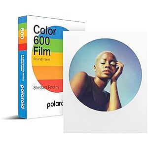 [NEW, SnS] $13.10 | Polaroid Color Film for 600 - Round Frame (6021) at Amazon