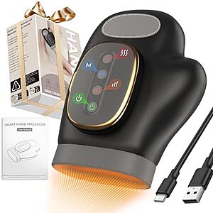 [Prime] $24.99* | YNSZAS Professional Hand Massager with Heat Compression Therapy at Amazon